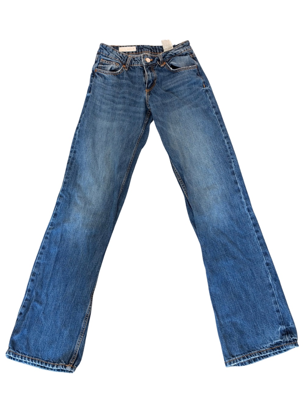 Zara low- Rise Straight Leg Jeans